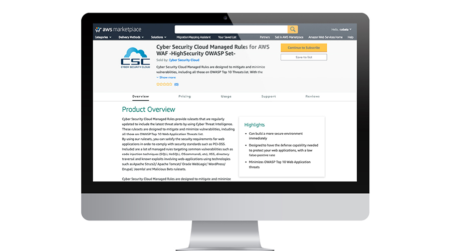 AWS WAF Managed Rules HighSecurity OWASP Set
